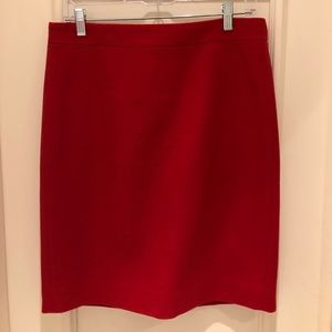Red no. 2 Pencil skirt